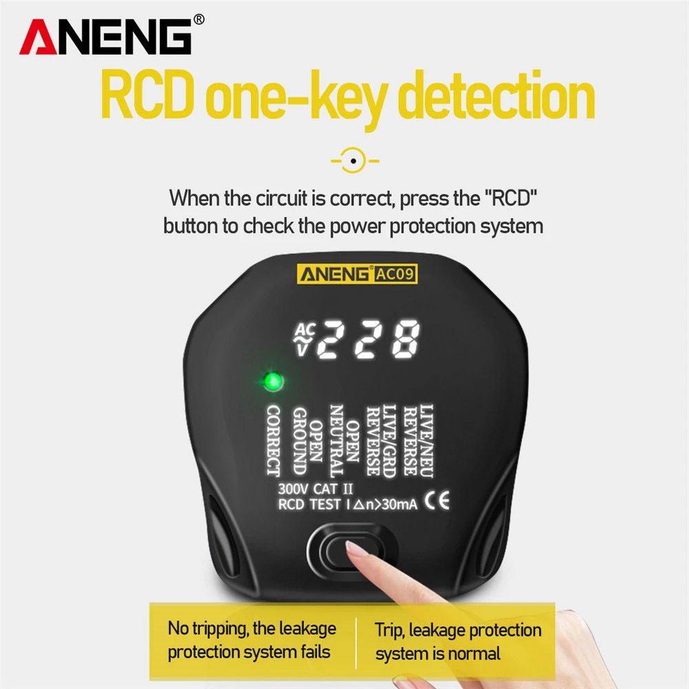 Thiết Bị Kiểm Tra Điện Áp Thông Minh ANENG AC09 Trong Đất Zero Line Phase 1