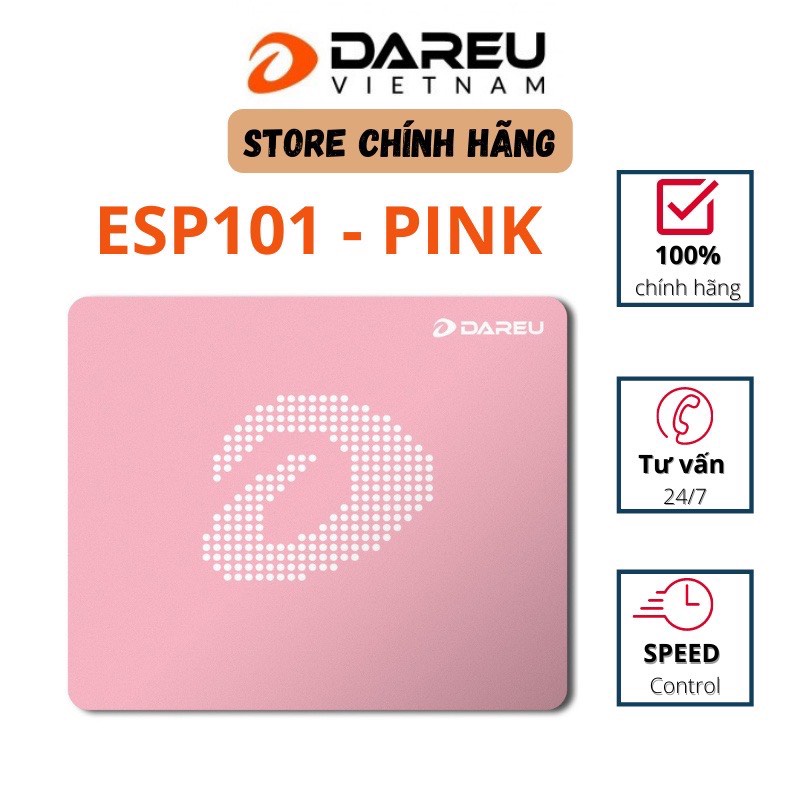 Bàn di chuột Dareu ESP101 Pink (350 x 300 x 5mm)