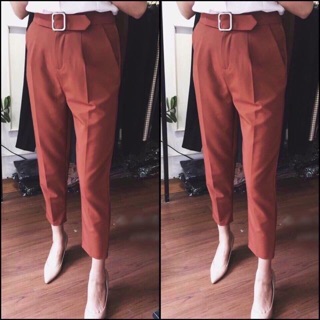 Quần beggy vải kèm ảnh thật 