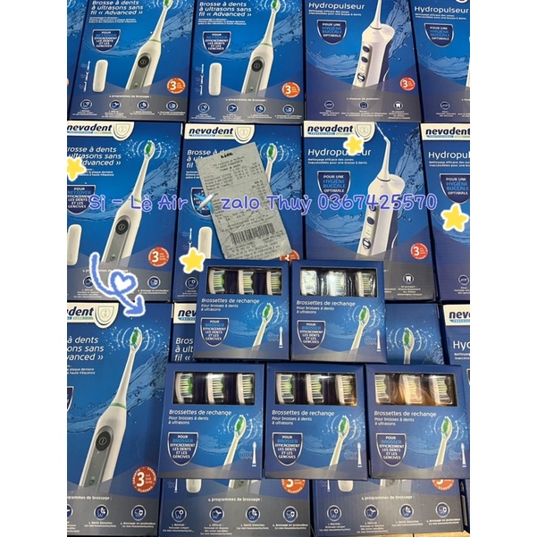 (Hàng săn sale ) Bàn chải điện Nevadent hàng Đức xuất Pháp