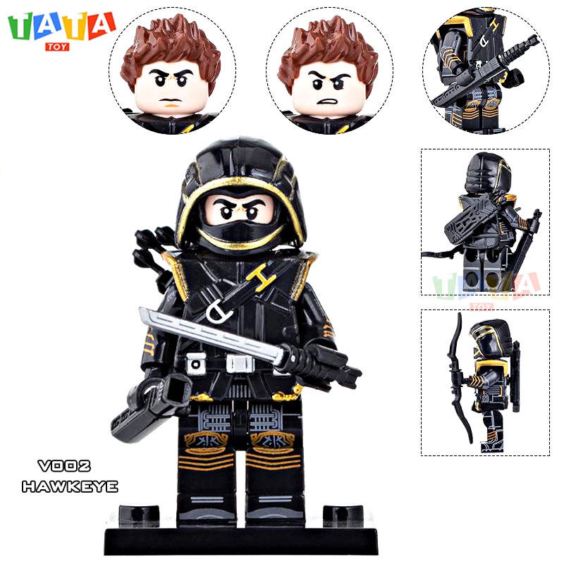 Mô Hình Đồ Chơi Lắp Ráp Siêu Anh Hùng Hawkeye Marvel V002 Cho Trẻ Em