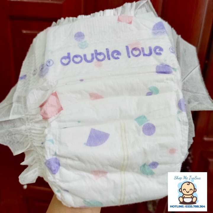 Bỉm dán/ tã dán DOUBLE LOVE size S68/M60/L56/XL52