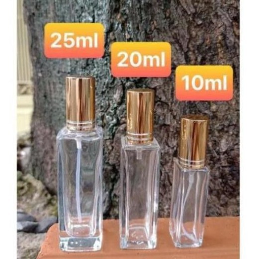 Lọ Chiết Nước Hoa ❤ RẺ VÔ ĐỊCH ❤ Lọ chiết nước hoa vuông 25ml,20ml,10ml,5ml đựng dầu thơm, phụ kiện du lịch