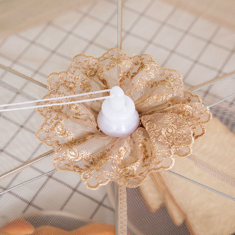 Lồng Bàn Vải Ren Che Phủ Thực Phẩm Chống Bẩn Nhiều Màu Sắc