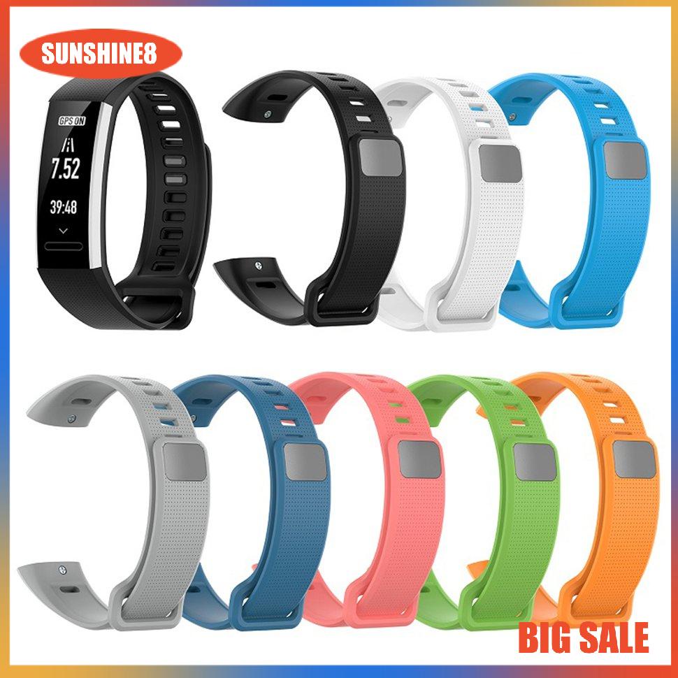 【SUN】[NEW]Silicone Wrist Strap For Huawei Band 2 Pro Bracelet Straps TPU Wristband