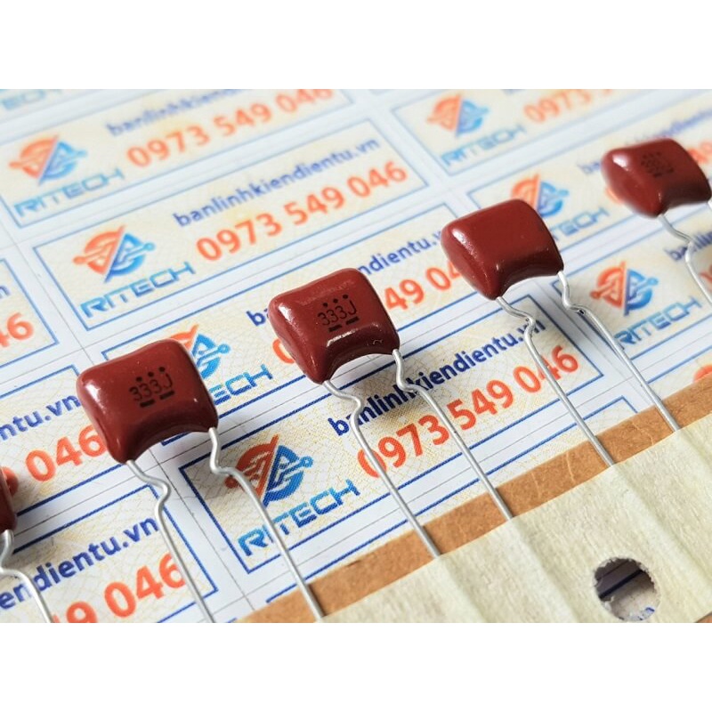 [Combo 20 chiếc] Tụ điện 333J 33nF 7mm