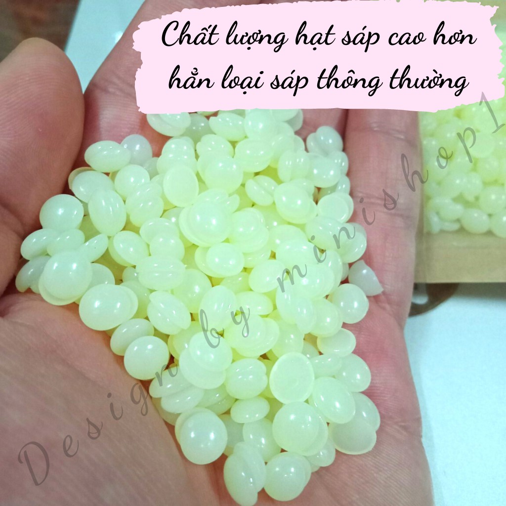 Sáp wax lông nóng hạt đậu hard wax beans quát lông nách tay chân CAO CẤP handmade, sáp wax ria mép 100g T01