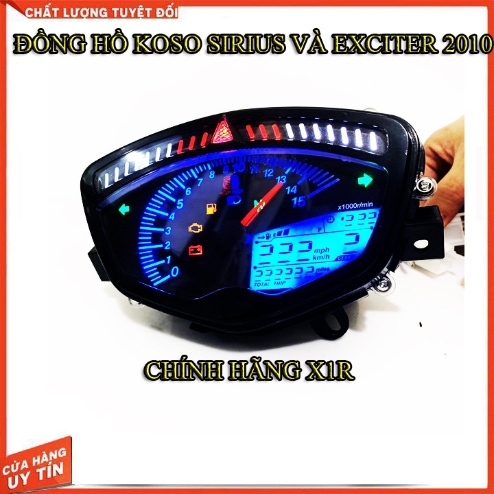 Đồng hồ koso điện tử ex 2010 và sirius chính hãng harimau malaysia