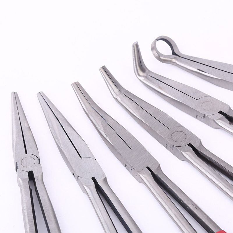 Kìm Mỏ Vịt 90 / 45 / 25 Độ Cán Dài 11 &quot;Chuyên Dụng