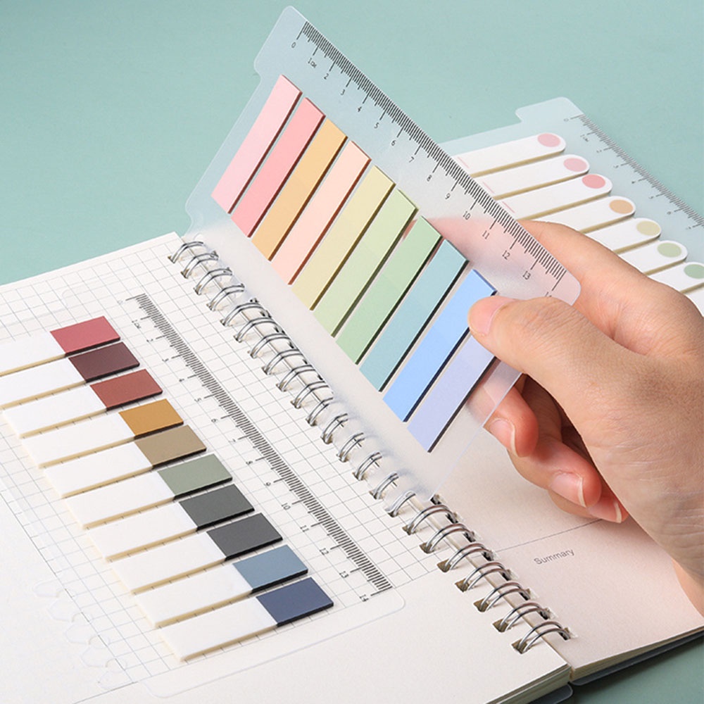 Set 200 Giấy Ghi Chú đánh dấu trang nhiều màu sắc Morandi