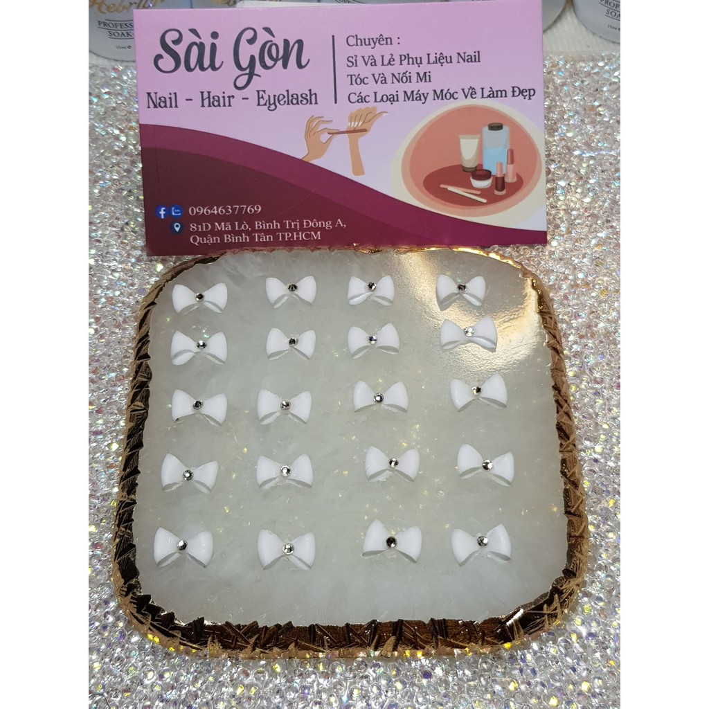 NƠ BỘT TRANG TRÍ NAIL CỰC XINH 6K 1 NƠ