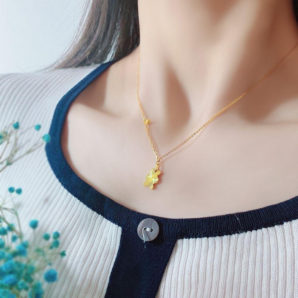 Vòng cổ Mở Rộng Làm Quà Tặng Sinh Nhật / Du Lịch Cho Bạn Gái|Trang Sức Thời Trang Bằng Đồng Hình Thỏ Màu