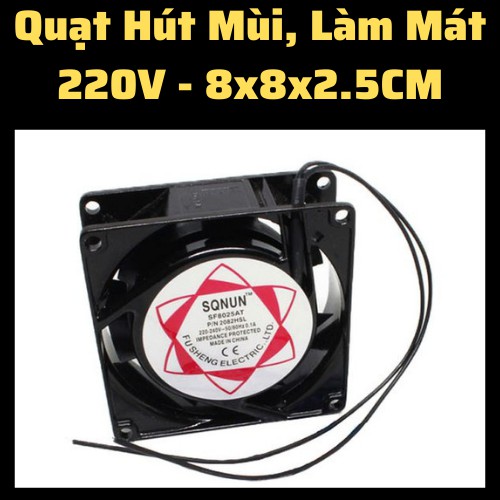 Quạt tản nhiệt 220V 12CM, quạt tản nhiệt Sunon