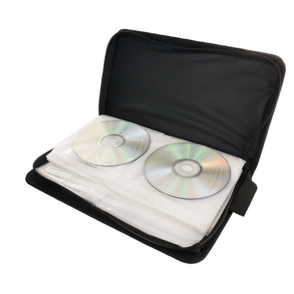 NFW♥Portable Faux Leather 80 Disc CD DVD Wallet Storage Organizer Holder Bag Case
