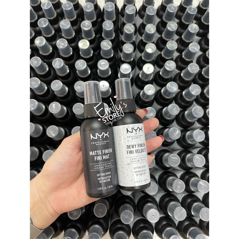 Xịt khóa lớp trang điểm NYX Makeup Setting Spray cho da dầu, da khô 60ml | WebRaoVat - webraovat.net.vn