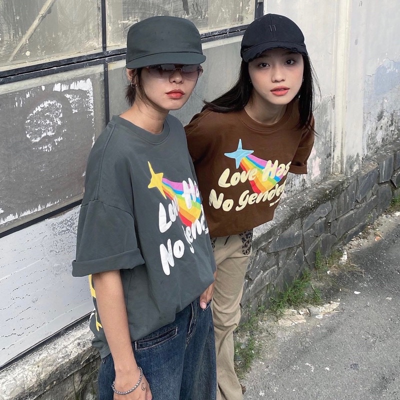 ÁO PRIDE TEE &amp; HOODIE ( Nâu &amp; Xám)