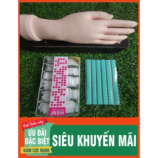 Bộ bàn tay giả, keo đa năng và móng úp HSM