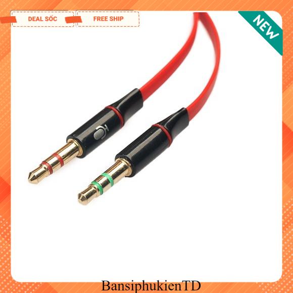 Dây Jack Chuyển Đổi Tai Nghe 3.5mm Sang 2 Cổng 3.5mm Cho Âm Thanh Audio Và Mic