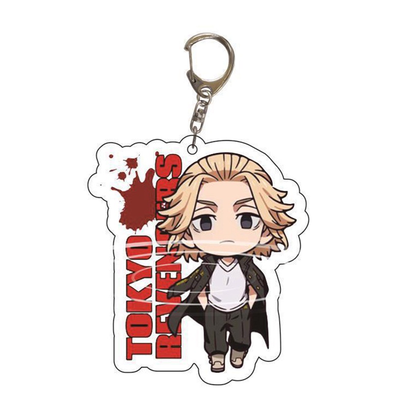 Móc Khóa Hình Nhân Vật Anime Tokyo Revengers Ken Takemichi Hinata Atsushi Chibi Đáng Yêu