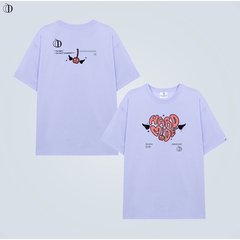 Áo thun nam nữ, Unisex tay lỡ local brand hardmode FLYING HEART  tee