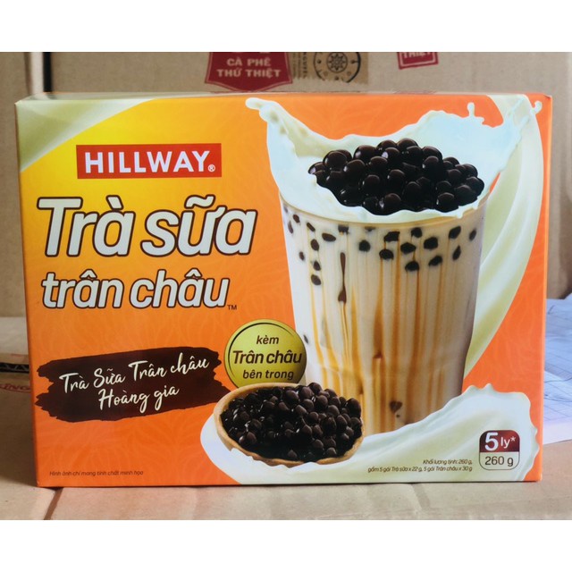 Trà sữa trân châu Hillway vị xoài/truyền thống/dâu hộp