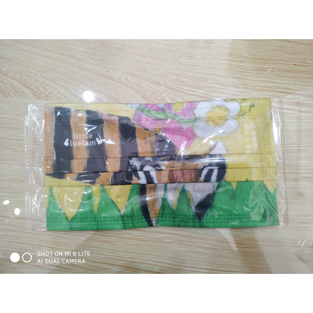 Khẩu trang vải cao cấp cho bé Little Blue Lamb