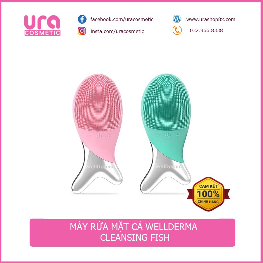 Máy rửa mặt WellDerma Cleansing Fish Hàn Quốc