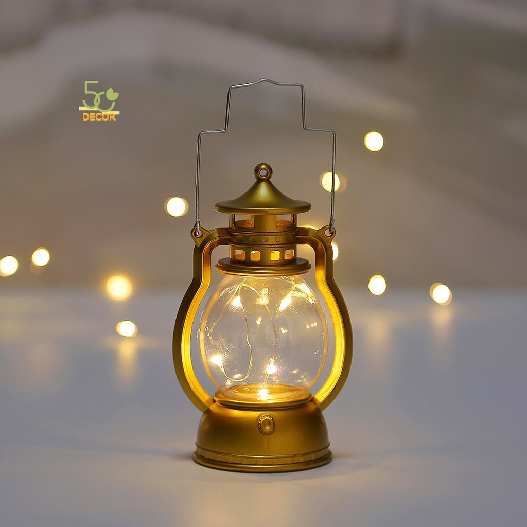 Đèn ngủ kiểu dáng độc lạ phong cách retro cổ điển, trang trí bàn, decor phòng khách, quà tặng lưu niệm