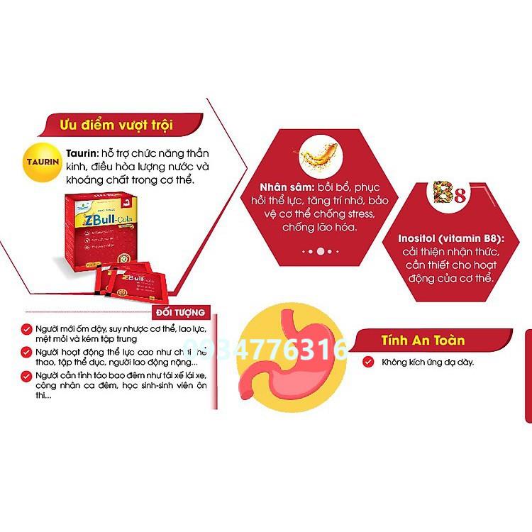 ✅ Bột sủi tăng lực ZBULL Cola - bồi bổ sức khỏe, tăng cường thể lực