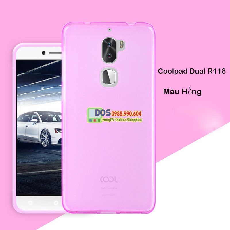 Ốp lưng coolpad Dual R116 silicone dẻo