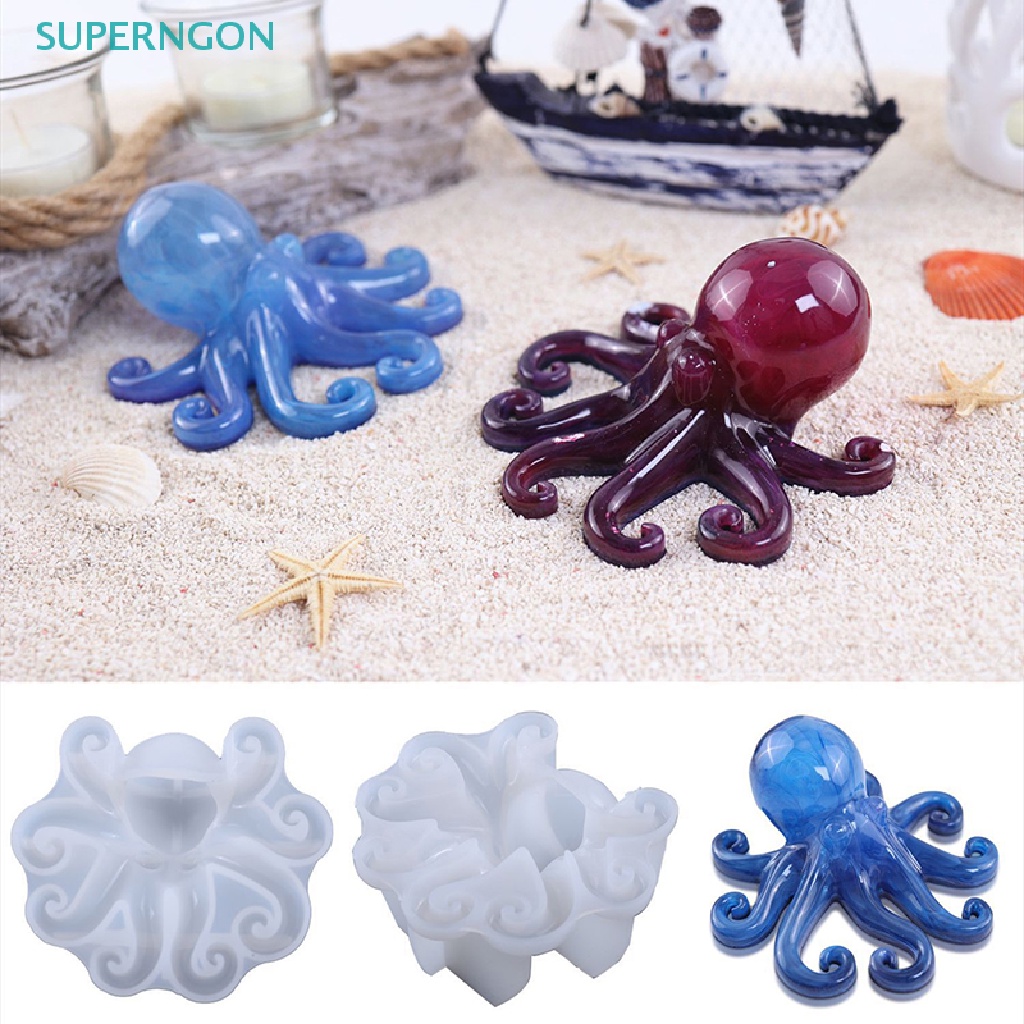 Khuôn Silicone Làm Epoxy Resin Epoxy DIY Hình Động Vật Biển
