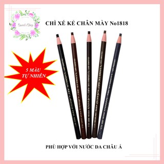 Chì Xé💖FREESHIP💖Chì Xé Kẻ Chân Mày Coloured Soft Cosmetic Art No.1818 [5 màu]