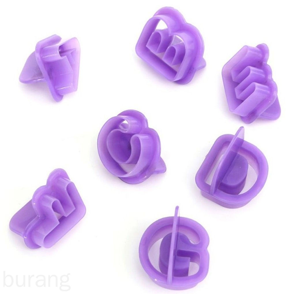 Bộ 40 Khuôn Nhựa Làm Bánh Tạo Hình 26 Chữ Cái Tiếng Anh Tiện Dụng