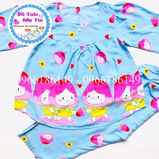 Đồ tôn(lanh) dài bé gái size 9(21-23kg)