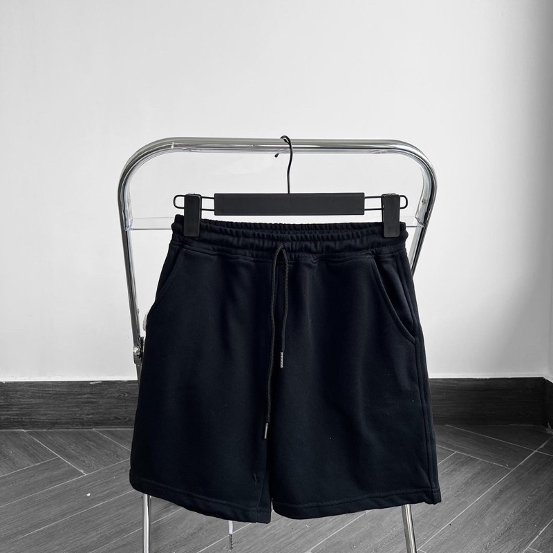 Quần short thun nam nữ,thiết kế trơn 4 màu