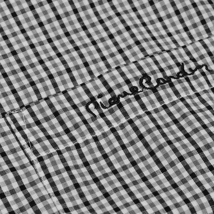 [ ORDER ] Áo Sơ Mi Nam Ngắn Tay Pierre Cardin Black Check | BigBuy360 - bigbuy360.vn