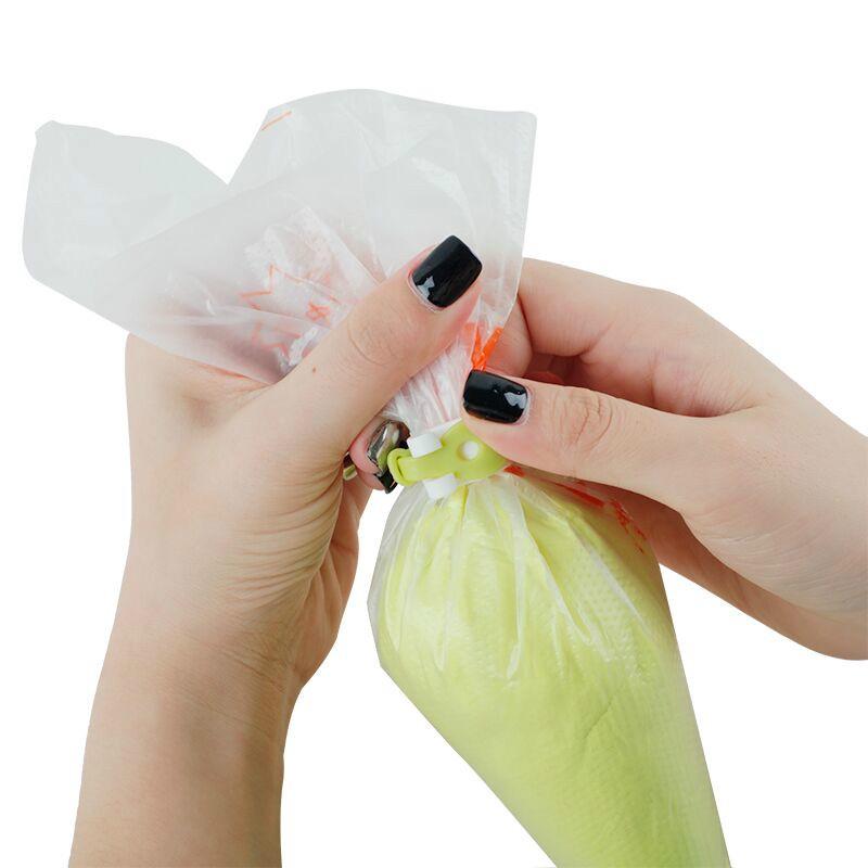 Set 3 Kẹp Khóa Túi Bắt Kem Trang Trí Bánh Có Thể Tái Sử Dụng