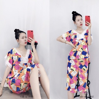 [GIẢM GIÁ SỐC]  BỘ TOLE LỬNG MẶC NHÀ