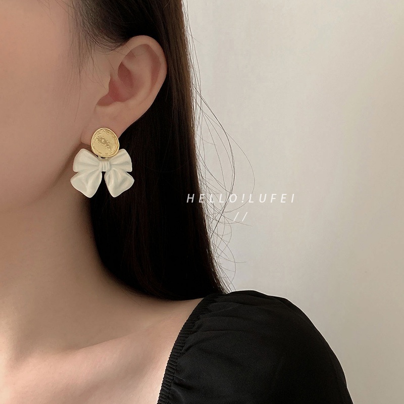 MOCHASHUKhuyên Tai Hình Nơ Dễ Thương Thời Trang Mùa Hè Hàn Quốc 2023