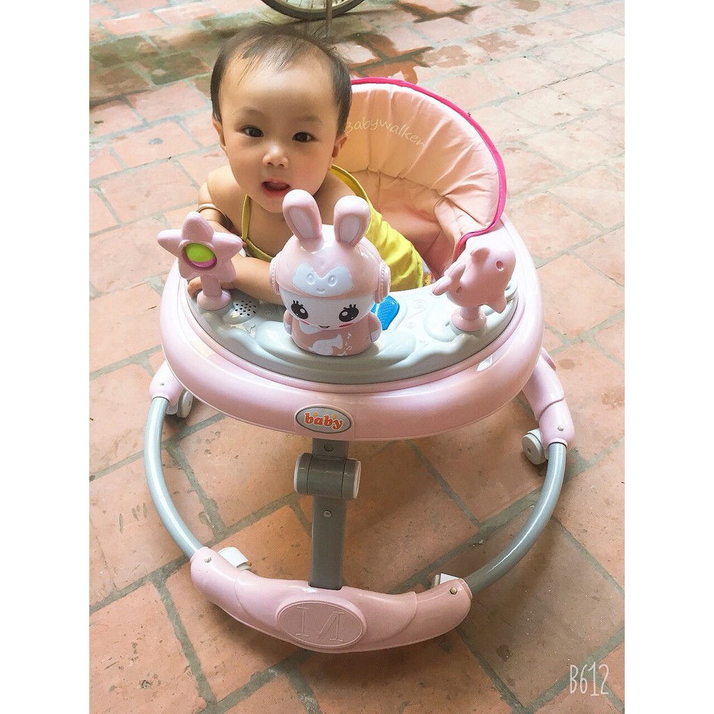 Xe tròn tập đi 2in1 (kết hơp bàn ăn cho bé)