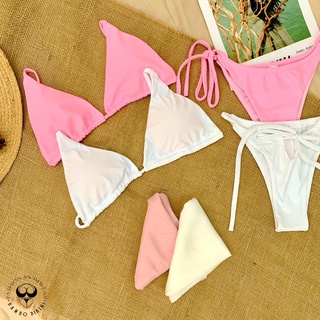 BIKINI MÙA HÈ HAI MẢNH KÈM KHĂN (BAMBO BIKINI)
