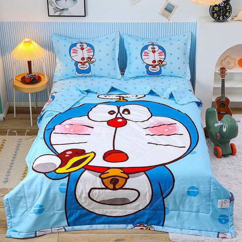 Set Chăn Hè Ga Gối Cotton Tina Nhiều Mẫu Đáng Yêu Cho Bé - Emly Bedding