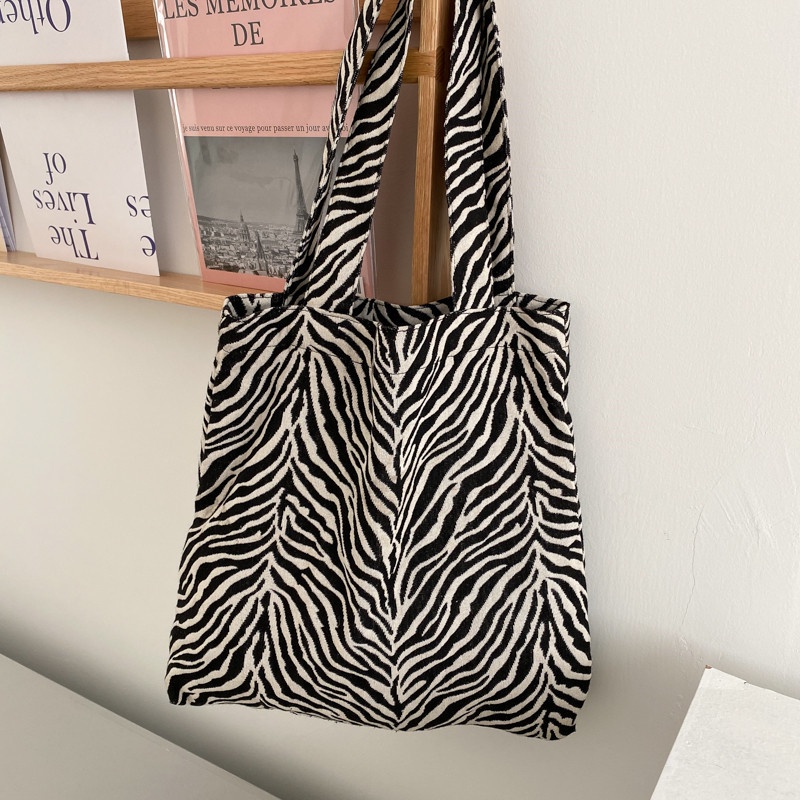 Túi Xách Canvas Sức Chứa Lớn Thời Trang Cho Nữ