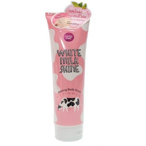 Tẩy da chết sữa bò Cathy Doll White Milk Shine Peeling Body Scrub 320ml