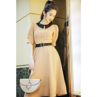 Váy phối cổ cài TT CCHAT