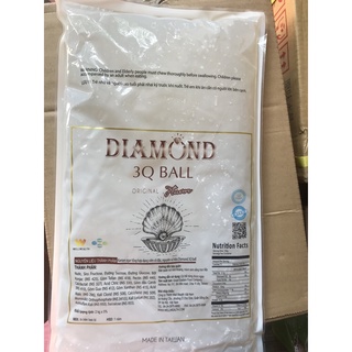 Trân Châu Ngọc Trai 3Q Diamond Nguyên Vị Dai Giòn - Túi 2kg Ăn Liền