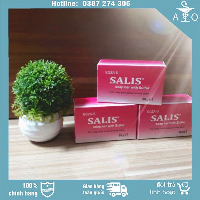 Xà Bông Tắm Mụn SALIS SOAP BAR 80G
