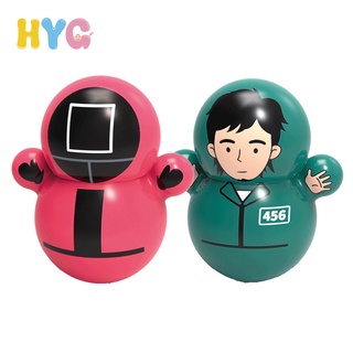 Đồ chơi lật đật HYG Toys chủ đề phim Squid Game dùng làm quà tặng cho bé