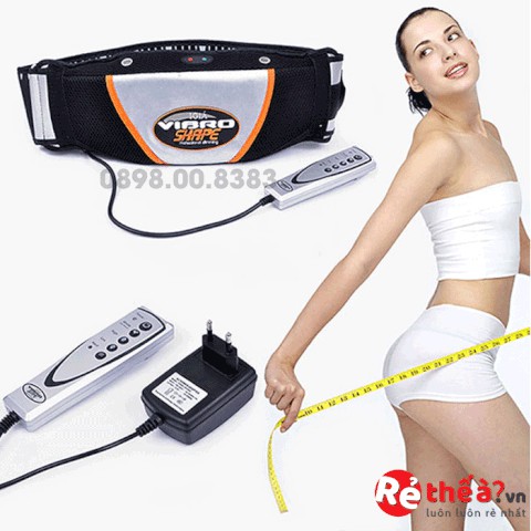 Máy Massage Bụng - Đai massage bụng giảm mỡ Vibro Shape - Chế độ rung nóng hiệu quả nhanh chóng