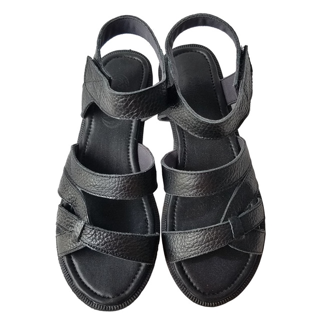 Giày sandal nữ da bò thật BIGBEN cao cấp SDN53